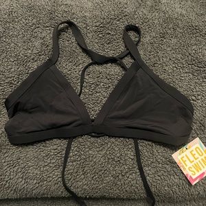 New FLEO Black Triangle Swim Top